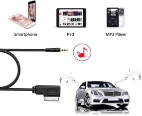 img 2 attached to 🔌 CHELINK AMI MMI AUX 3.5mm Jack Aux-in MP3 Adapter Cable for A-u-d-i, V-w models and more