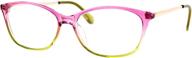 👓 classic women's oval rectangular reading glasses with a minimalist design - ideal for mod fashion logo