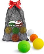 victorem lacrosse balls: set of 12 odourless and durable therapy balls - perfect for myofascial release and muscle knot removal логотип