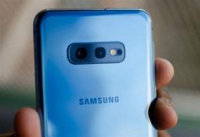 img 1 attached to 📱 Новый Samsung Galaxy S10e 128 ГБ разблокированный смартфон на базе Android - призматический синий, распознавание отпечатков пальцев и лица, долговечный аккумулятор.