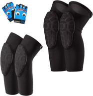 ✋ viwinvela kids knee and elbow pads with bike gloves: ultimate toddler protective gear logo