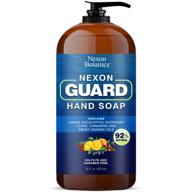 🧼 nexon botanics robbers guard hand soap 16 жидких унций - сделано в сша - французская формула воров - глубокая очистка и очищение рук - мягкое, увлажняющее жидкое мыло для рук логотип