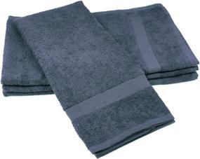 img 1 attached to Towels By Doctor Joe (DBS-16273-CHARI-2EA-2PK) Safe-2-Bleach Charcoal 16&#34