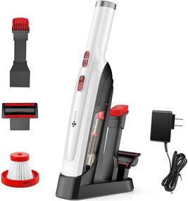 img 4 attached to Ultimate Cleaning Power: HAMIIS Handheld Vacuum Cordless Brushless Unleashed!