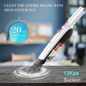 img 2 attached to Ultimate Cleaning Power: HAMIIS Handheld Vacuum Cordless Brushless Unleashed!