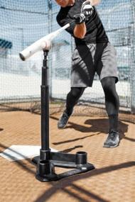 img 1 attached to SKLZ V-Tee: A Premium Training Tee with Innovative 3-Hole Design for Baseball and Softball Hitters to Master Contact Points