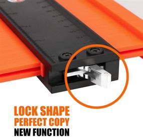 img 3 attached to 🛠️ Saker Contour Duplication Gauge: A Must-Have Tool for DIY Handyman and Construction - Precisely Copy Irregular Shapes, Lockable & Adjustable - Perfect for Welding, Woodworking, and Tracing (10 Inch+5 Inch)