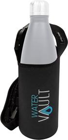 img 4 attached to 🧃 Neoprene WaterVault Bottle Sling: Adjustable & Detachable Strap Holder for Water Bottles