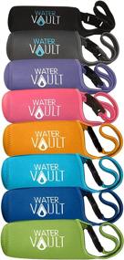 img 3 attached to 🧃 Neoprene WaterVault Bottle Sling: Adjustable & Detachable Strap Holder for Water Bottles