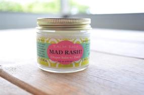 img 2 attached to 🍼 BALM! Baby MAD Rash: Натуральный бальзам для подгузников и ухода за кожей с цинком - 2 унции стеклянный баночка