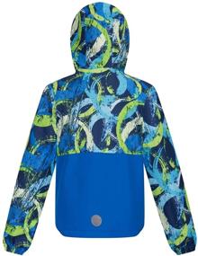 img 2 attached to M2C Hooded Waterproof Fleece Windbreaker: Perfect Boys' Clothing for Weather Protection