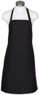 fame adults long butcher apron black логотип