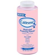 caldesene medicated protecting powder with zinc oxide & cornstarch, 5 oz (pack of 2): ultimate skin protection logo