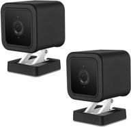 📷 holaca silicone skin with quick wall mount bracket - enhanced protection for wyze cam v3 - anti-scratch cover for wyze cam v3 camera logo