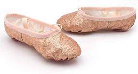 img 2 attached to 👠 Sparkling Style for Little Feet: Nexete Toddler Glitter Girls' Slipper Shoes with Split Sole