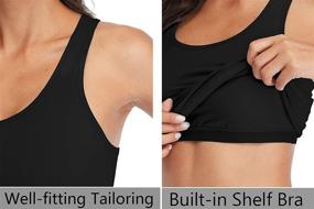 img 3 attached to Beautyin Women Racerback Undershirt Medium Women's Clothing for Lingerie, Sleep & Lounge