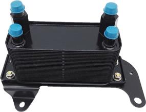 img 4 attached to Dodge RAM 2500 3500 Diesel 5.9L Oil Cooler Transmission Torque Converter Auto Heat Exchanger Base - 2003-2009