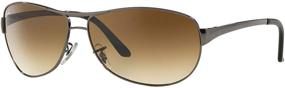 img 3 attached to 🕶️ Ray Ban Warrior RB3342 Sunglasses 004 - Ultimate Style and Protection for Every Adventure