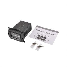 img 1 attached to ⏱️ AC/DC 8~80V Mechanical Hour Meter: Accurate Tracking and Recording of Usage