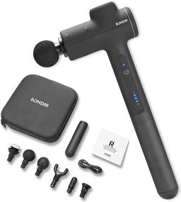 img 4 attached to 🔫 Bondir R2 Massage Gun with Extension: Relief and Recovery for Muscle and Athletes - Portable, Handheld, High-Intensity Percussion Massager with Adjustable Speed and 6 Heads