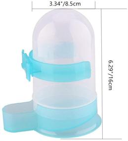 img 3 attached to 🐦 Hypeety Automatic Water Feeder Bottle for Bird Cage, Parrot, Hamster, Mice, Rat, Gerbils - Water Feeder Bowl