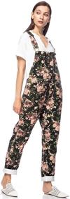 img 1 attached to 👖 Anna Kaci Women's Vintage Straight Overalls - Stylish Clothing for Jumpsuits, Rompers & Overalls