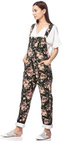 img 2 attached to 👖 Anna Kaci Women's Vintage Straight Overalls - Stylish Clothing for Jumpsuits, Rompers & Overalls