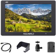 📸 feelworld t7 7" dslr on-camera field monitor - video assist for full hd 1920x1200, 4k hdmi i/o with peaking focus - durable aluminum housing logo