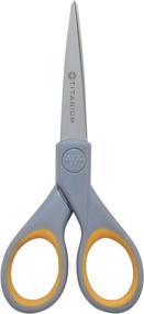 img 2 attached to Enhanced Westcott 5-Inch Titanium Bonded Craft Scissors with Precise Micro-Tip (Model 16376)