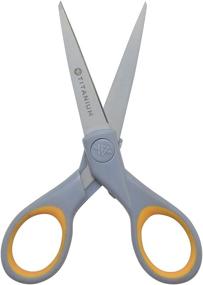 img 1 attached to Enhanced Westcott 5-Inch Titanium Bonded Craft Scissors with Precise Micro-Tip (Model 16376)