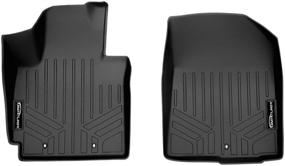 img 4 attached to 🔧 MAXLINER All Weather Custom Fit 1st Row Black Floor Mat Liner Set for 2014-2019 Kia Soul (Excluding EV Models)