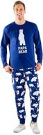 mens papa bear pajamas sleepwear men's clothing logo