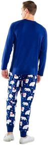 img 1 attached to Mens Papa Bear Pajamas Sleepwear Men's Clothing