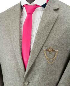 img 1 attached to 💛✨ Golden Swarovski Lapel Pin with Knighthood Winged Heart