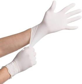 img 2 attached to 🧤 Premium Noble Large Powdered Disposable Latex Gloves - Foodservice, Pack of 100 (Large)