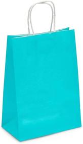 img 2 attached to 36-Pack of Medium Teal Gift Bags with Convenient Handles for Party Favors, Merchandise Bags - Ideal for Enhanced SEO