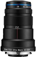 📷 venus optics laowa 25mm f/2.8 2.5-5x ultra-macro lens (sony fe mount) logo