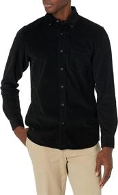 img 4 attached to Men's Clothing and Shirts: Goodthreads Slim Fit Long Sleeve Corduroy in Medium Size