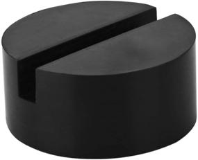img 4 attached to 🔒 Universal Standard-Size Rubber Jack Pad with Slots - Frame Rail Protector by A ABIGAIL