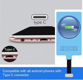 img 3 attached to 🔌 IVY QI Type-C Wireless Charging Receiver Adapter with Fast & Smart Microchip Technology for Samsung Galaxy A11/A21/A51/A71/A12/A02s/A32/A52/A31