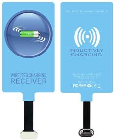 img 4 attached to 🔌 IVY QI Type-C Wireless Charging Receiver Adapter with Fast & Smart Microchip Technology for Samsung Galaxy A11/A21/A51/A71/A12/A02s/A32/A52/A31