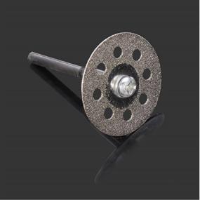 img 1 attached to 💎 YEEZUGO Diamond Cutting Wheel Set for Dremel Rotary Tool - 10PCS 1/8" Diamond Cutting Discs Cut-Off Wheel Blades