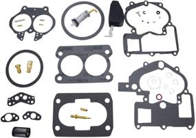 img 4 attached to 🔧 Top-Quality Carburetor Rebuild Kit for Mercury Marine Mercarb 2 BBL Carburetors (3.0L, 4.3L, 5.0L, 5.7L) - 3302-804844002, 1389-9562A1, 1389-9563A1, 1389-9564A1, 1389-9670A2, 1389-806077A2 (Includes Float)