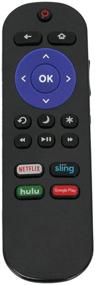 img 1 attached to 📱 NS-RCRUS-17 Remote Control: Compatible with Insignia Roku TV (NSRCRUS17)