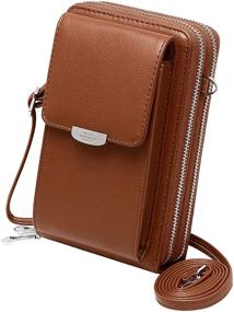 img 3 attached to OIDERY Crossbody Cellphone Wallet for Women: Handbag with Credit Card Slots