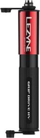 img 1 attached to 🚲 LEZYNE Grip Drive HV Mini Bicycle Hand Pump, High Volume 90 PSI, Presta & Schrader, ABS Flex Hose: Compact, Portable, and High Performance Bike Tire Air Pump