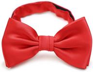 🎀 stylish solid color satin pre-tied bow tie for boys 2-10 | bows-n-ties logo