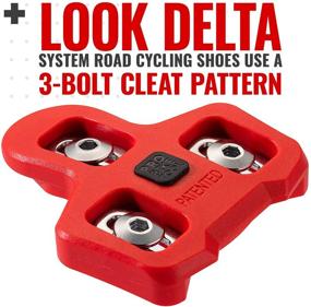 img 2 attached to 🚴 PRO BIKE TOOL Bike Cleats - Look Delta Pedal Compatible, 9 Degree Float - Clipless Men & Women Cycling Shoes Accessories Set - for Indoor & Outdoor Cycling, Including Peloton, Spinning & Road Bikes