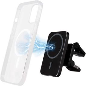 img 3 attached to Magnetic Wireless Charger Compatible Car Black，White Car Electronics & Accessories