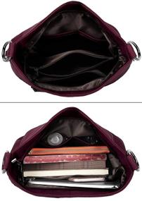 img 1 attached to 👜 Yaluxe винтажные кожаные плечевые сумки: стильные сумки и кошельки для женщин